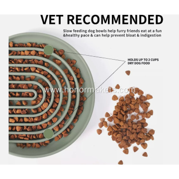 Silicone Pet Slow Feeding Bowl